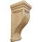 Ekena Millwork 7 1/2"W x 8"D x 17"H Charleston Mission Corbel, Cherry COR07X08X17TRCH - alternate 1